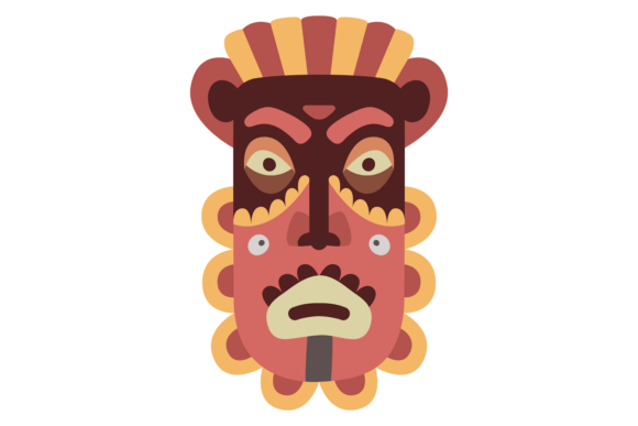 Bridging Heritage and Modern Design: The Utility of Decorative Ethnic Mask Icons