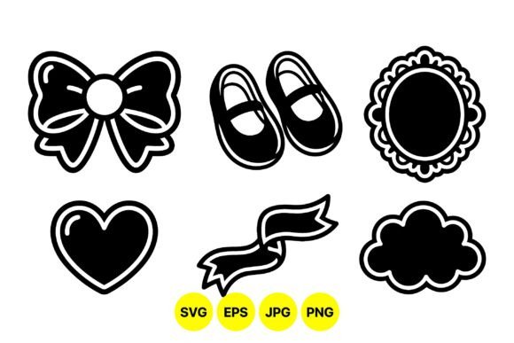 Cute Decorative Icon Shapes Pack: Integrating Minimalist Vectors into Your Design Workflow