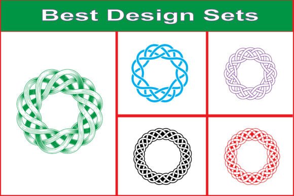 Decorative Celtic Weave Circle Art Pack