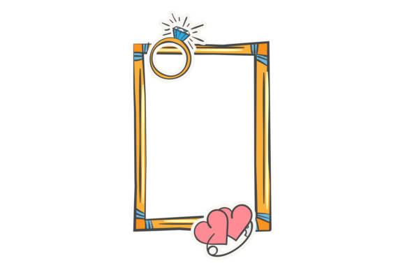 Elevate Wedding Photos with Doodle Frames