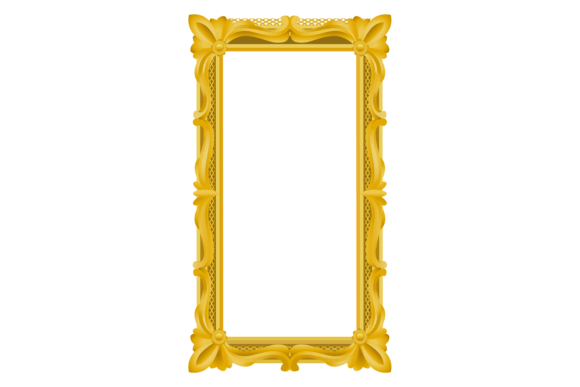 Elevating Brand Identity: The Strategic Value of the Decorative Golden Border and Baroque Pattern in Modern Design