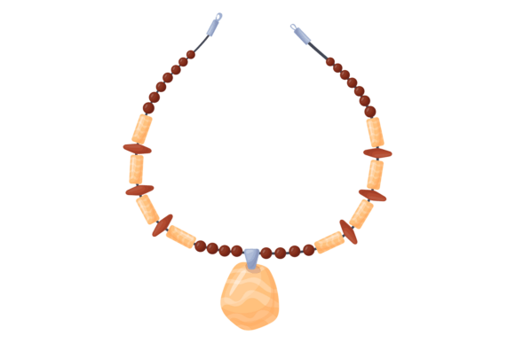 Gemstone Necklace: Ethnic Style