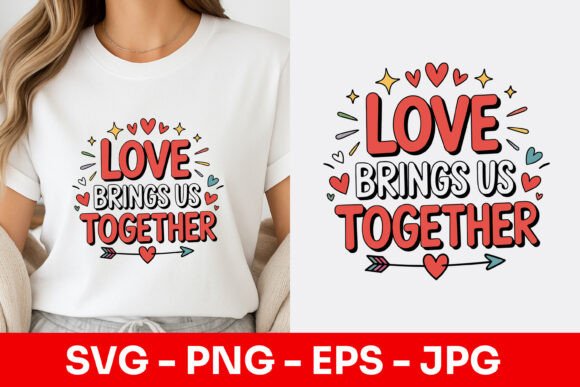 Integrating Love Brings Us Together Decorative SVG into Your Creative Workflow
