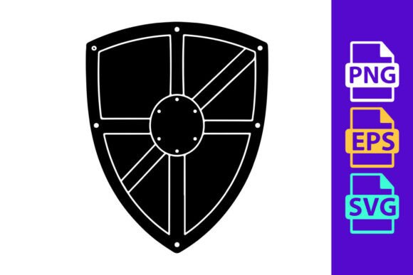 Integrating the Decorative Viking Shield Silhouette into Professional Design Workflows