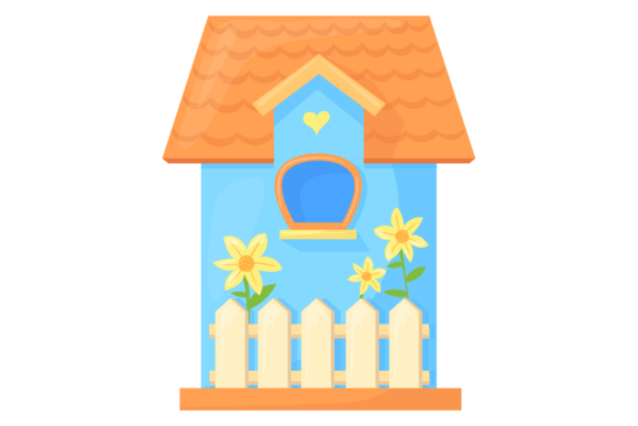 Integrating the Floral Patterned Birdhouse: Aesthetic and Functional Garden Design