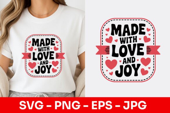 Made with Love and Joy Decorative SVG: Elevating Your Creative Projects with Heartfelt Design