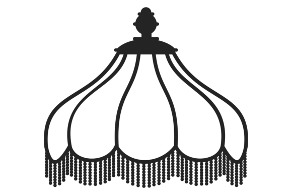 Retro Lampshade Hanging Design