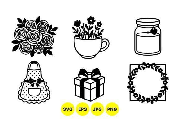 Sweet Home Decorative Clipart Set Guide