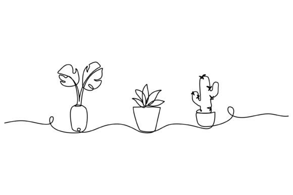 The Art of Simplicity: Mastering One Line of Decorative Plants in Modern Design