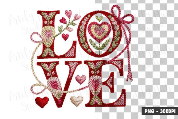 Unlocking the Beauty of Love Decorative Floral Typography PNGs for Creative Projects